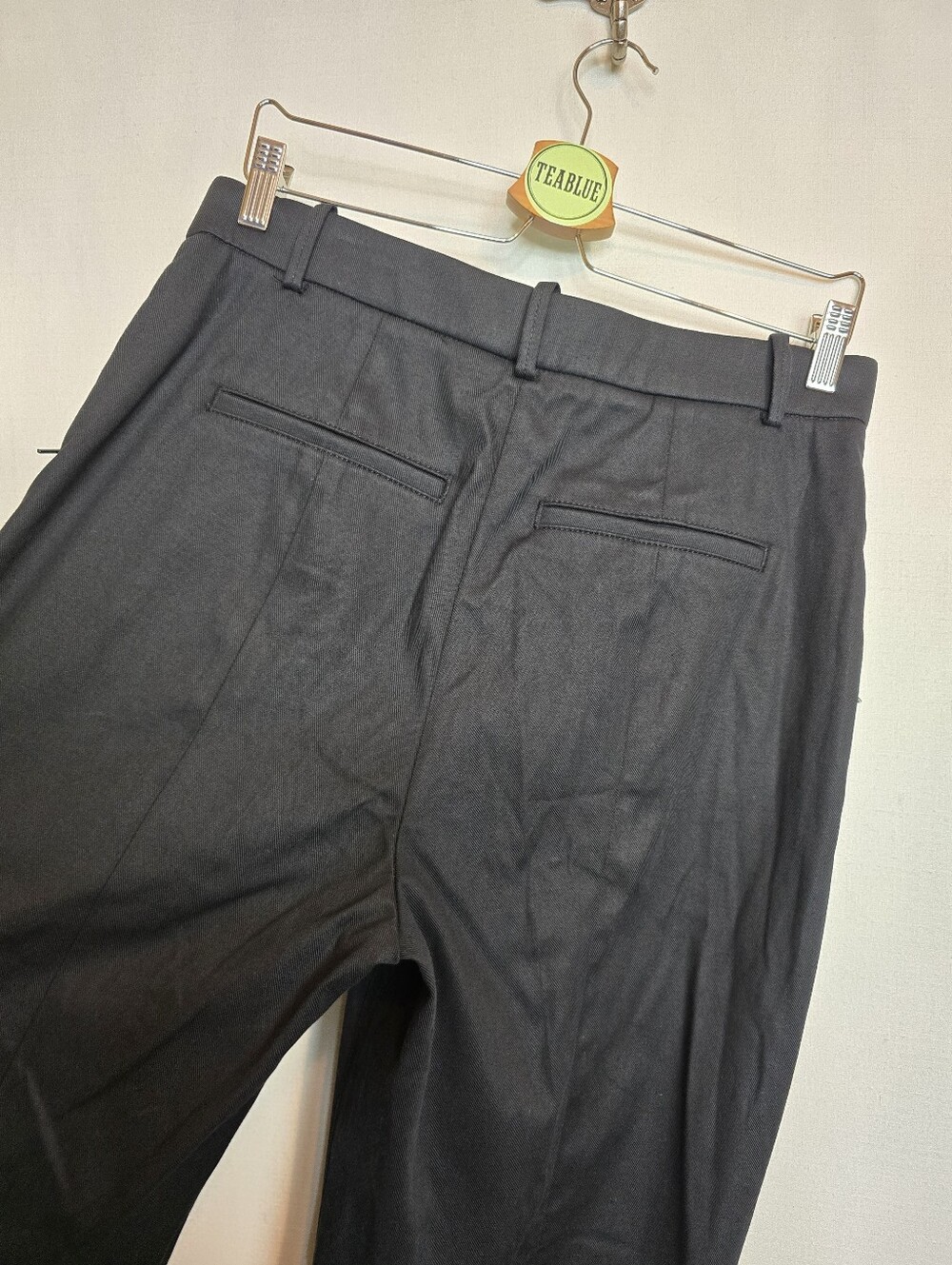 SPANX Supersmooth® Stretch Twill Slim Straight Pant Classic Black L 21280R - Picture 10 of 15